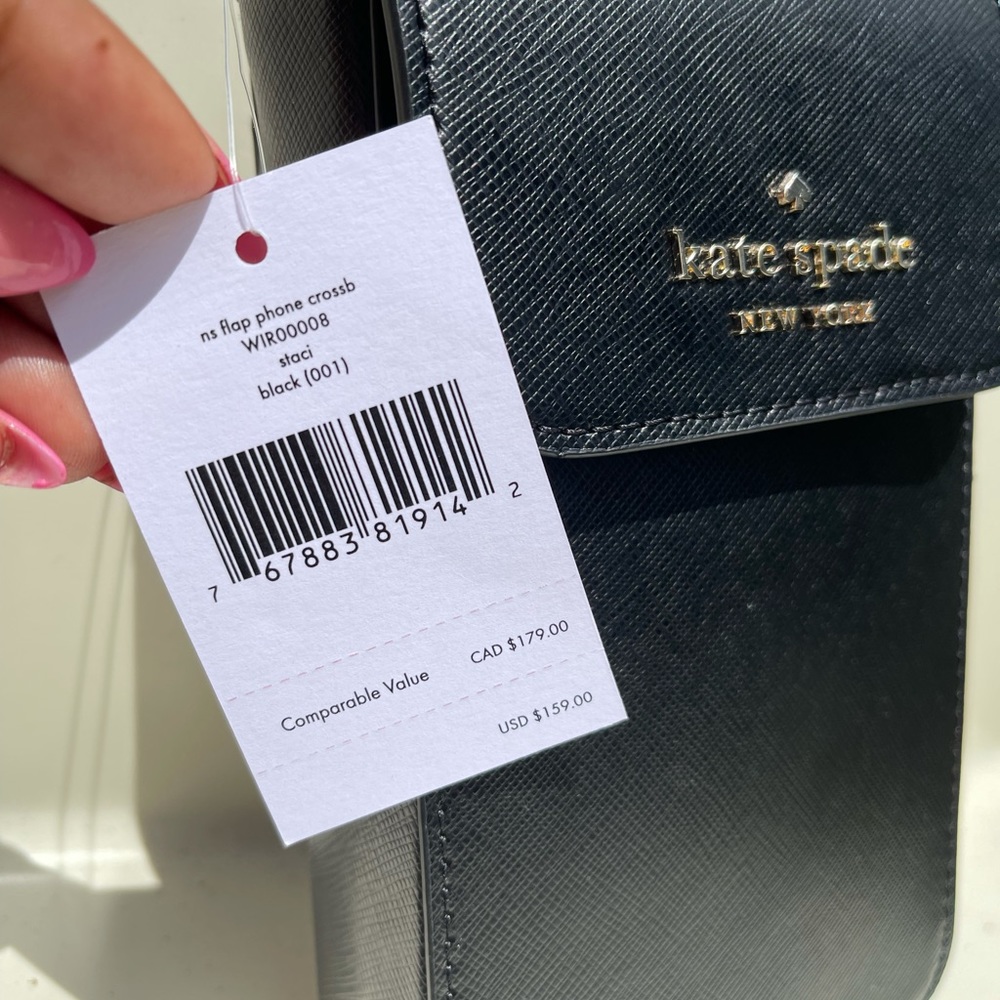 Black Kate Spade Cross Body Cellphone Bag - Picture 2 of 4